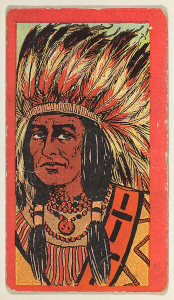 Oppechancanough, from the "Indian Series" (T74), issued with Burley Cubs Cigars and Sweetbriar Cigarettes by the Booker Tobacco Company — Booker Tobacco Company, Lynchburg, Virginia