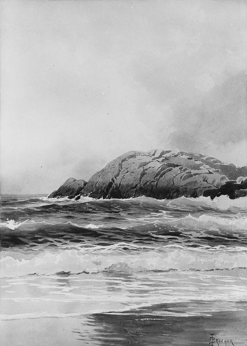 Rocks and Sea — Alfred Thompson Bricher