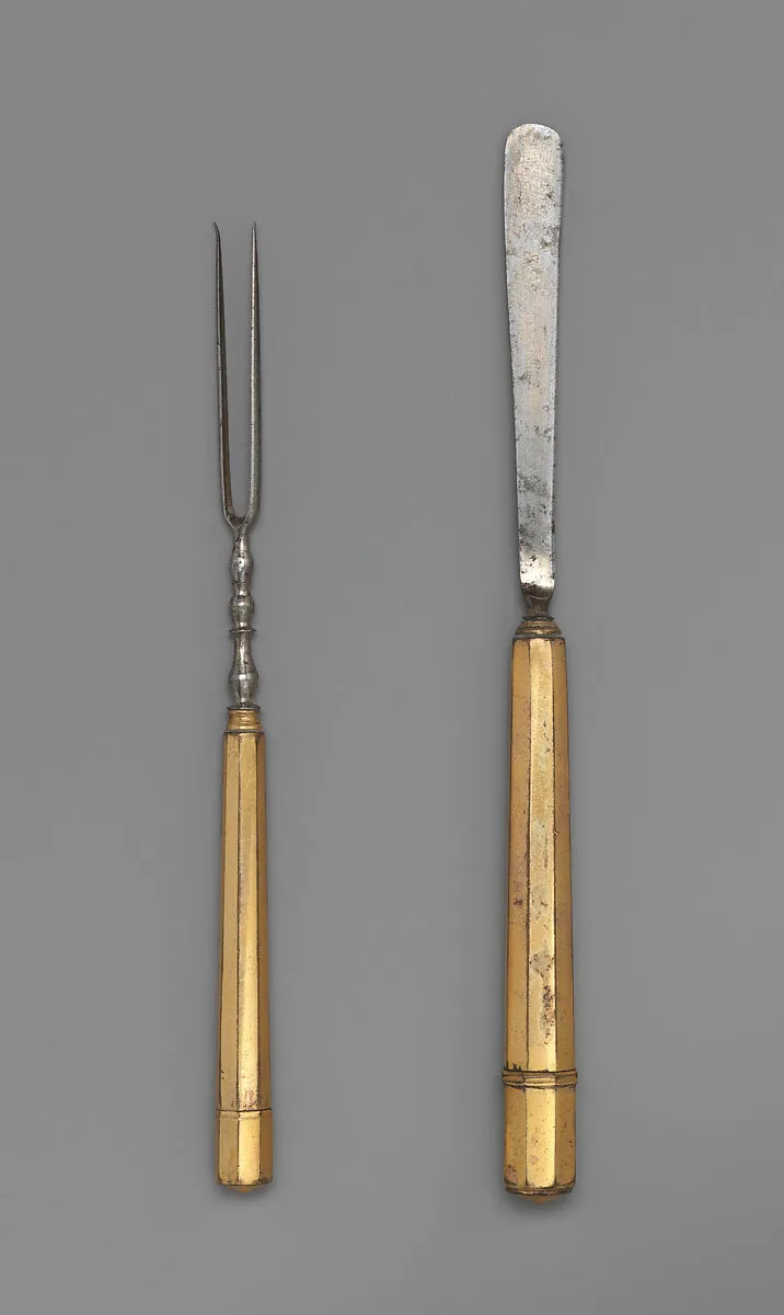 Fruit fork and knife — Unknown