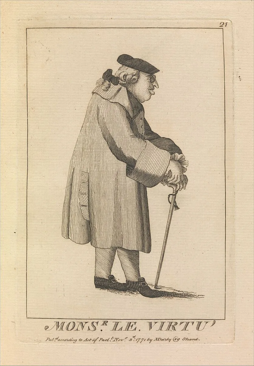 Monsieur Le Virtu — Matthew Darly|Mary Darly|Dr. Robert Bragge