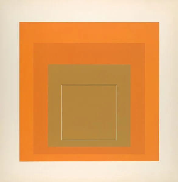 Proof for White Line Square series — Josef Albers|Gemini G.E.L.|Kenneth E. Tyler