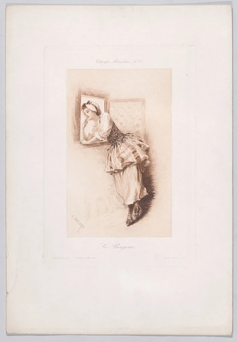Le Bonjour — Charles-Edouard Delort|Boussod, Valadon and Co.