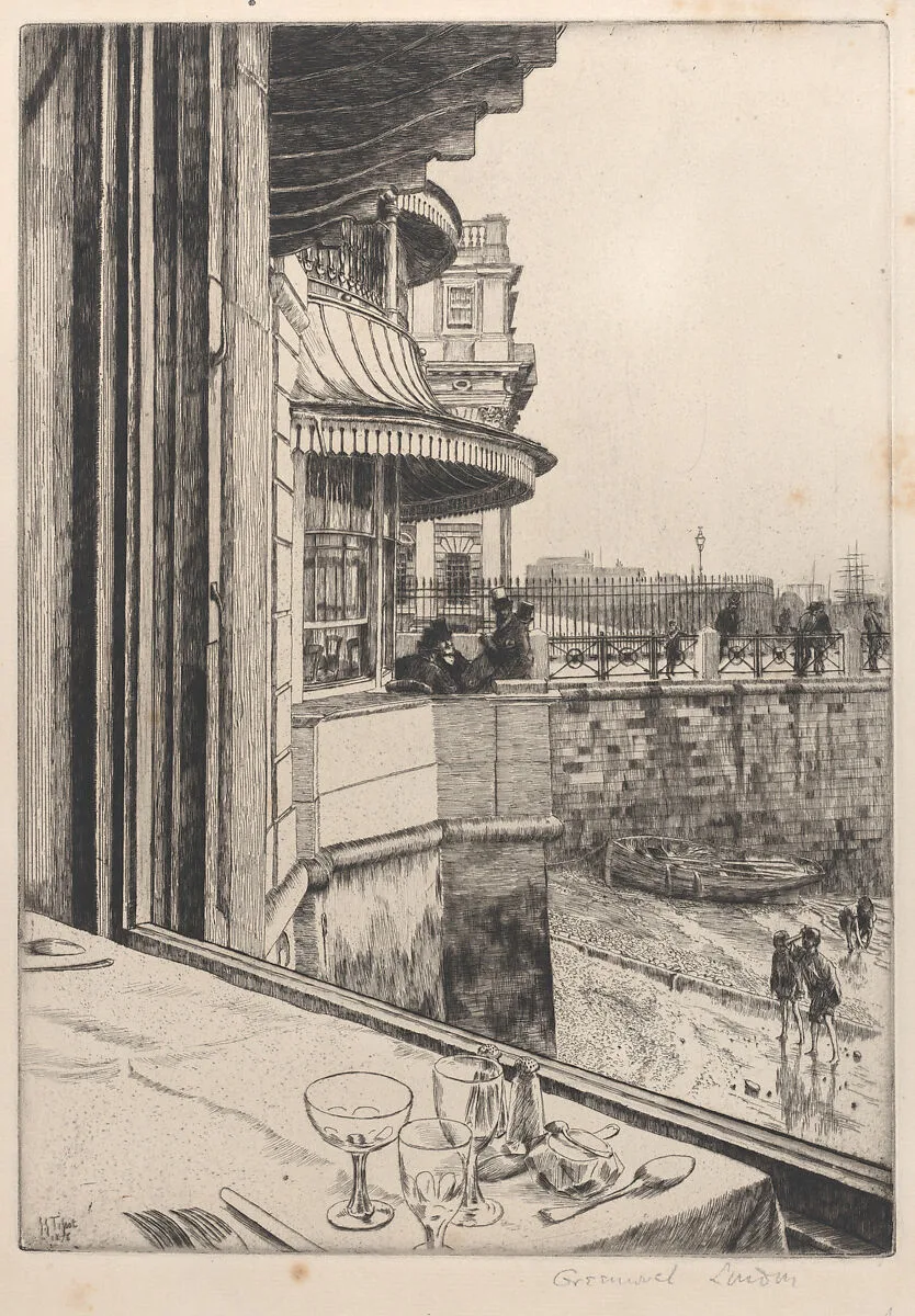 Trafalgar Tavern, Greenwich — James Tissot