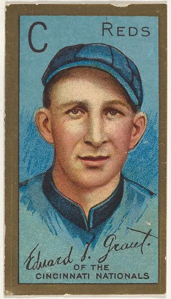 Edward L. Grant, Cincinnati Reds, National League, from the "Baseball Series" (Gold Borders) set (T205) issued by the American Tobacco Company — American Tobacco Company