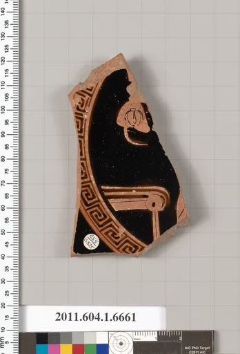 Terracotta fragment of a kylix (drinking cup)