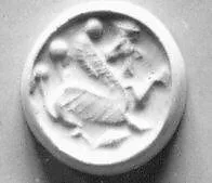 Stamp seal (scaraboid) with monster — Unknown