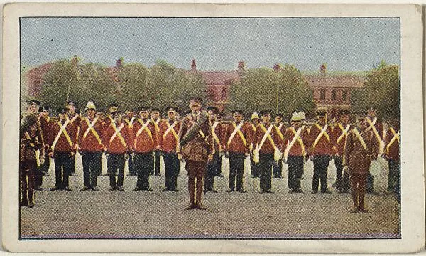 Card No. 27, Canada's Crack "66th" Ready for the Front, from the World War I Scenes series (T121) issued by Sweet Caporal Cigarettes — American Tobacco Company|Underwood & Underwood