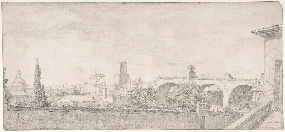 View of Rome from the Palatine — Pierre Charles Jombert