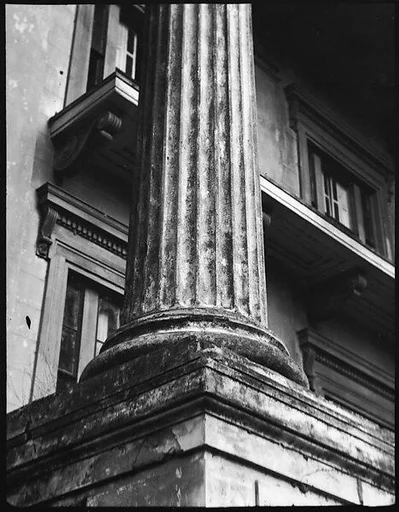 [Column Base, Belle Grove Plantation, White Castle, Louisiana]