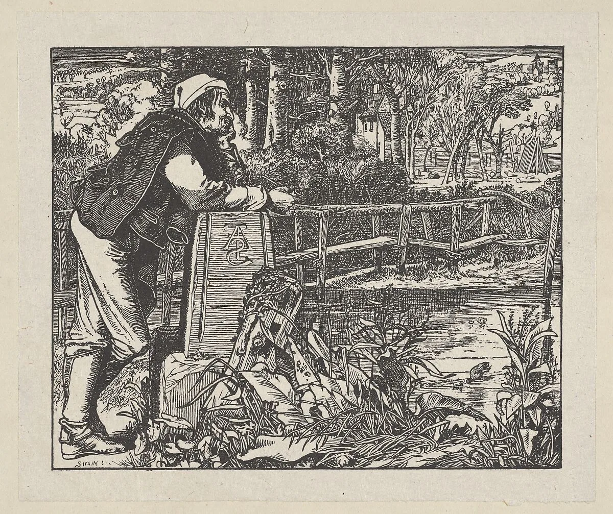 The Old Chartist — Joseph Swain|Frederick Augustus Sandys
