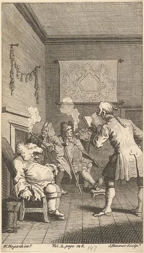 "Tristram Shandy," Frontispiece, Volume 1,