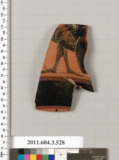 Terracotta fragment of a column-krater (bowl for mixing wine and water)