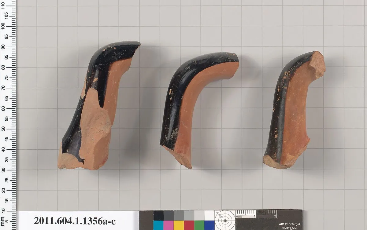Terracotta fragments of kylikes (drinking cups) — Unknown