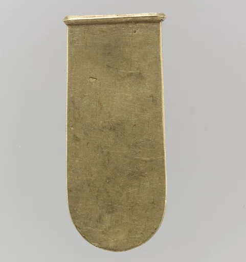 Gold Strap End (Unfinished)