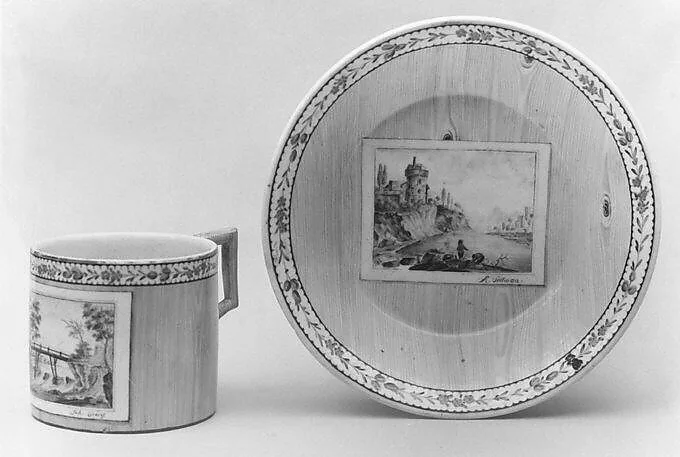 Cup and saucer — Nymphenburg Porcelain Manufactory