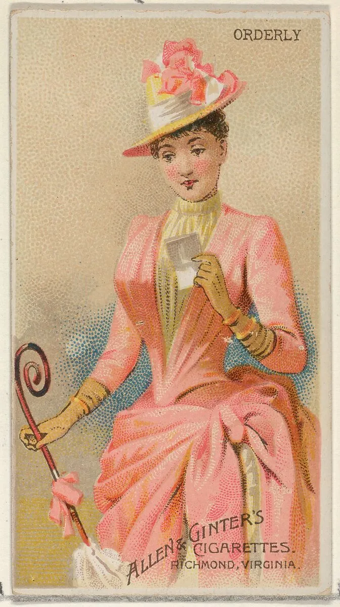 Orderly, from the Parasol Drills series (N18) for Allen & Ginter Cigarettes Brands — Schumacher & Ettlinger|Allen & Ginter