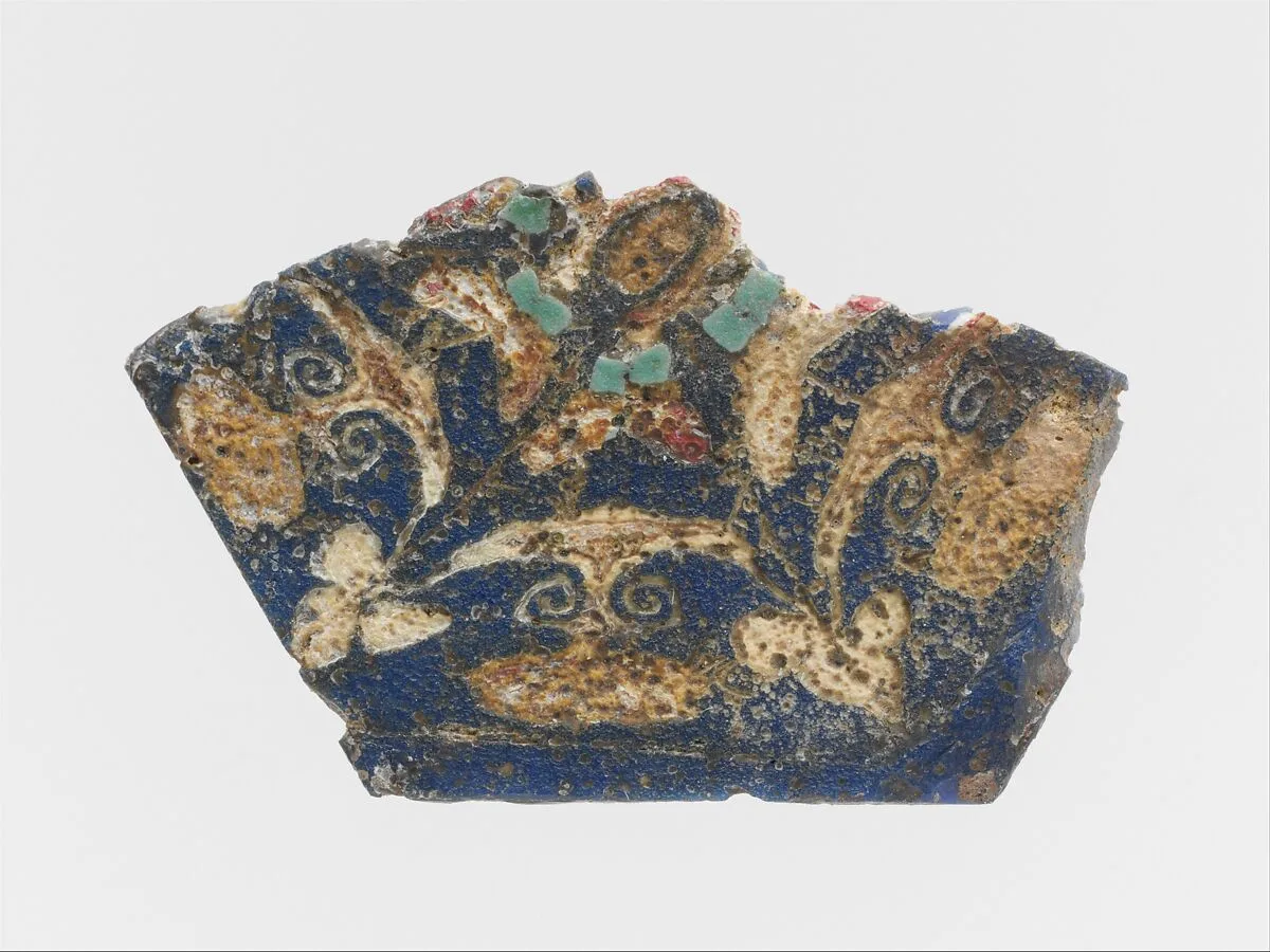 Glass mosaic inlay — Unknown