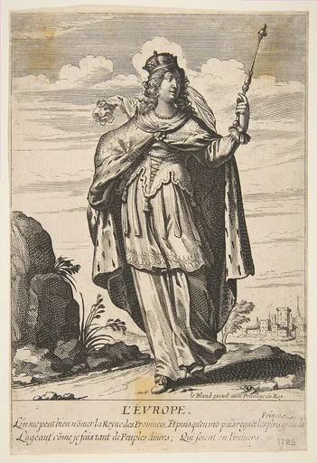 Allegory of Europe, from "The Four Continents"