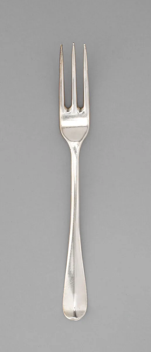 Dinner fork (one of twelve) — Bayne and Napier|R.G. Reid