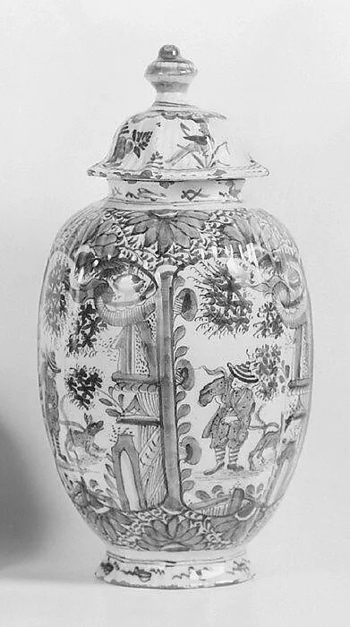 Jar with cover (part of a garniture) — Unknown