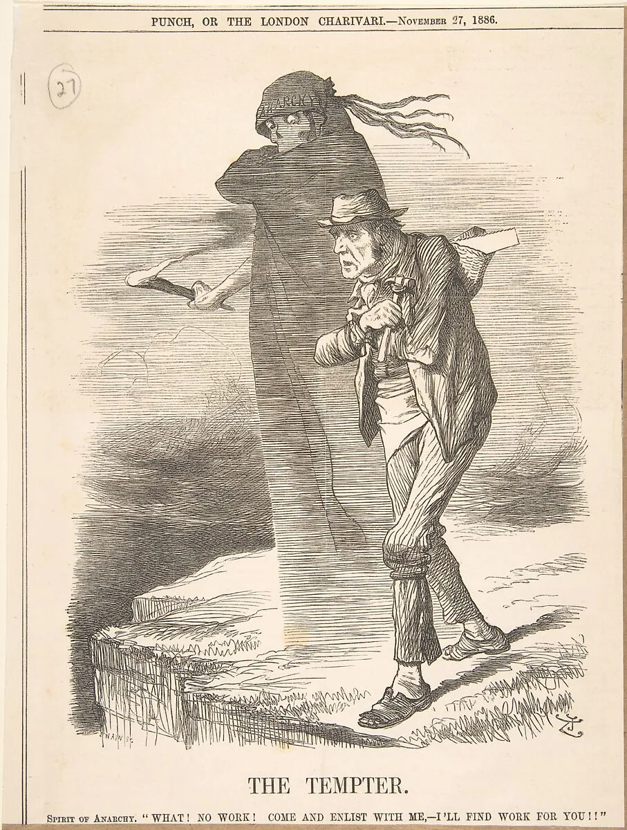 The Tempter (Punch, November 27, 1886) — Sir John Tenniel