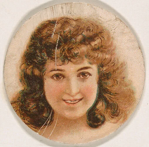 Portrait of woman, from the Novelties series (N228, Type 1) issued by Kinney Bros. — Kinney Brothers Tobacco Company