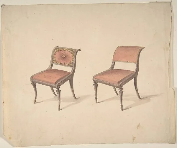 Design for Two Chairs — Gillows