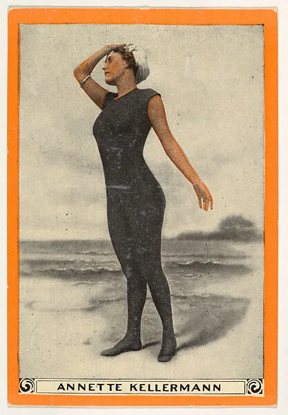 Annette Kellermann, No. 30, How to Strengthen the Grip, from the Champion Women Swimmers series (T221), issued by Pan Handle Scrap — Pan Handle Scrap Company