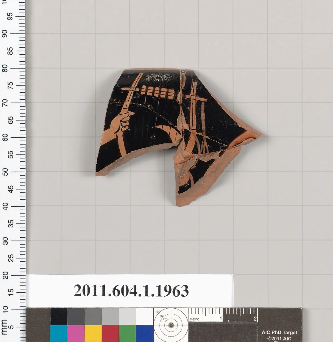 Terracotta rim fragment of a kylix (drinking cup) — Unknown