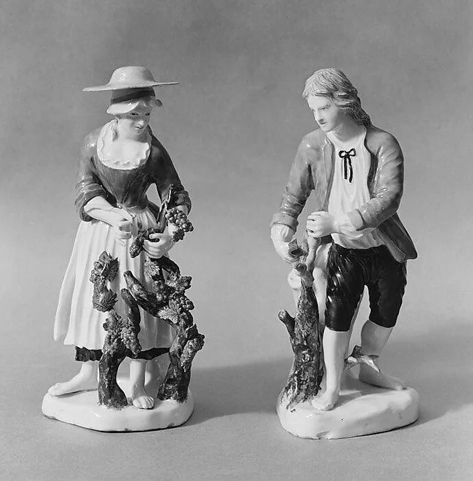 Gardener's companion (one of a pair) — Höchst Manufactory