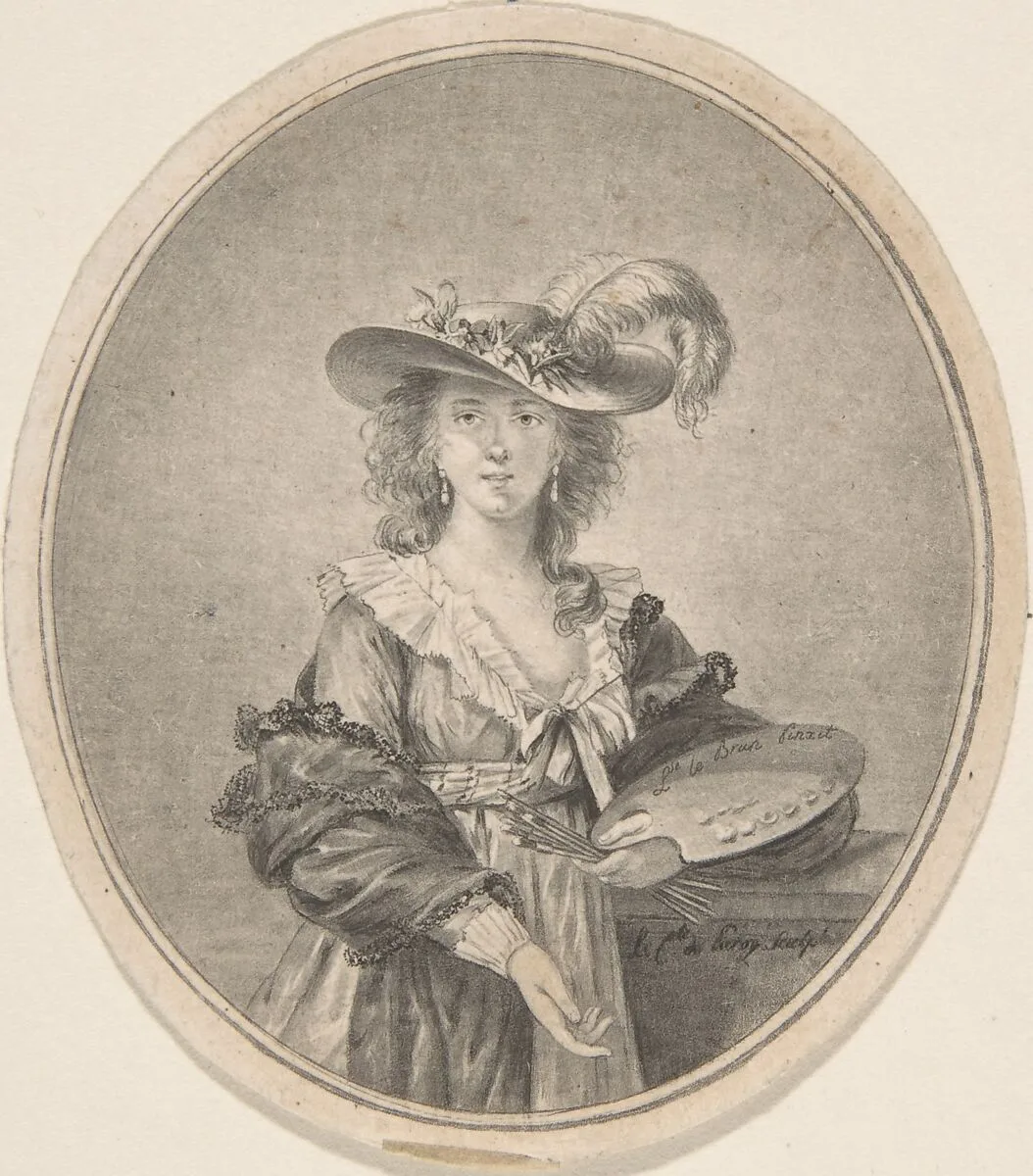 Portrait of Vigée-Lebrun — Jean Philippe Guy Le Gentil, comte de Paroy|Elisabeth Louise Vigée Le Brun|Elisabeth Louise Vigée Le Brun