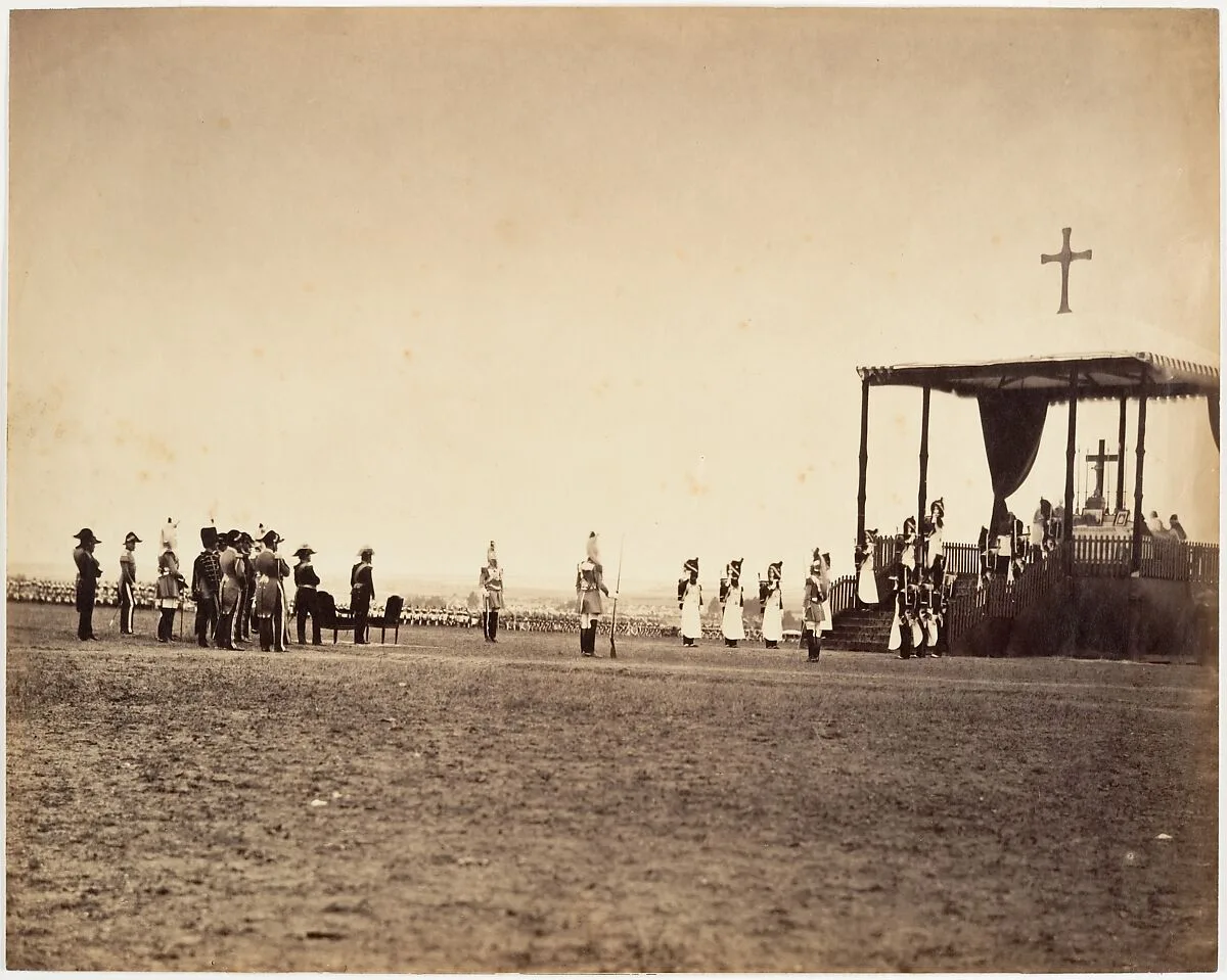 La Messe au Camp de Châlons — Gustave Le Gray