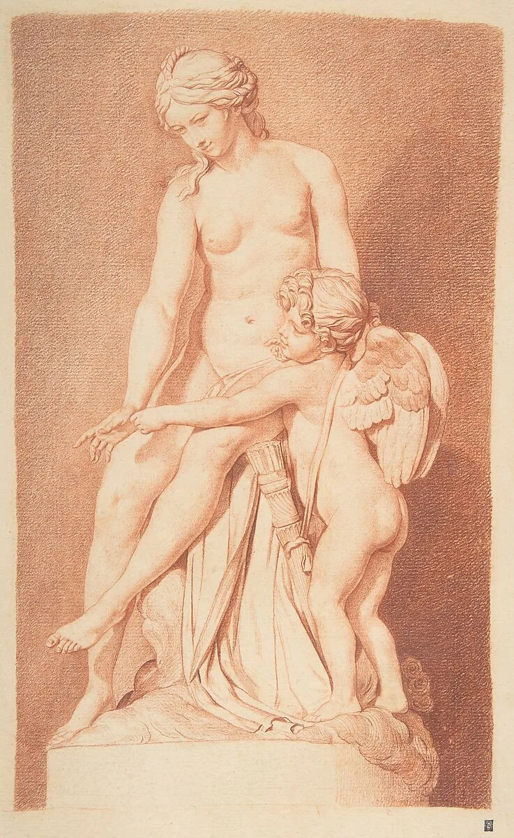 Venus Teaching Cupid to Use His Bow — Louis Claude Vassé