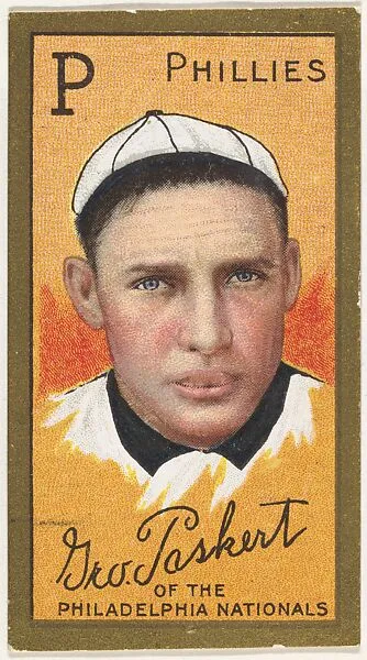 George Paskert, Philadelphia Phillies, National League, from the "Baseball Series" (Gold Borders) set (T205) issued by the American Tobacco Company — American Tobacco Company