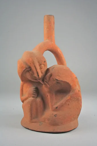 Stirrup Spout Bottle with Couple