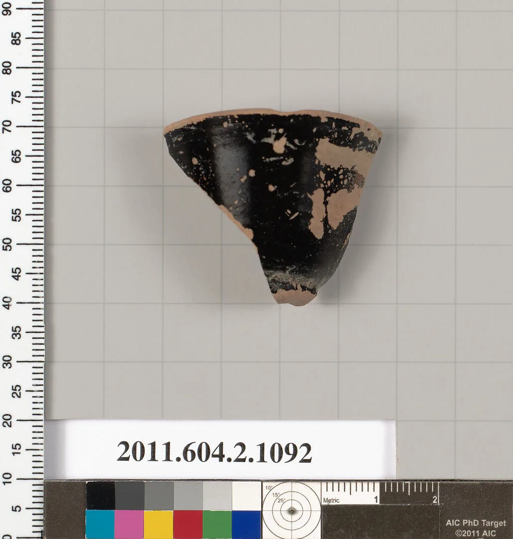 Terracotta fragment of a lekythos (oil flask) — Unknown
