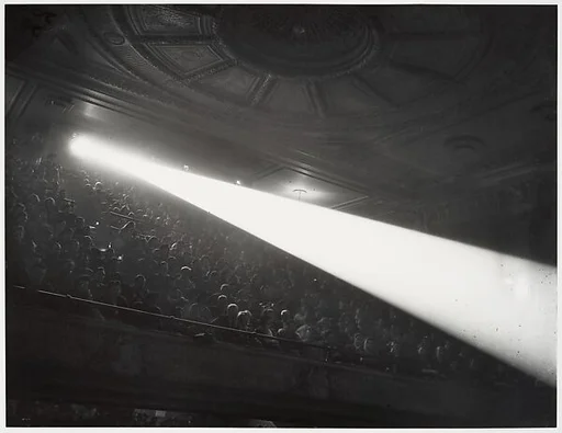 [Spotlight Shining from Theater Balcony]