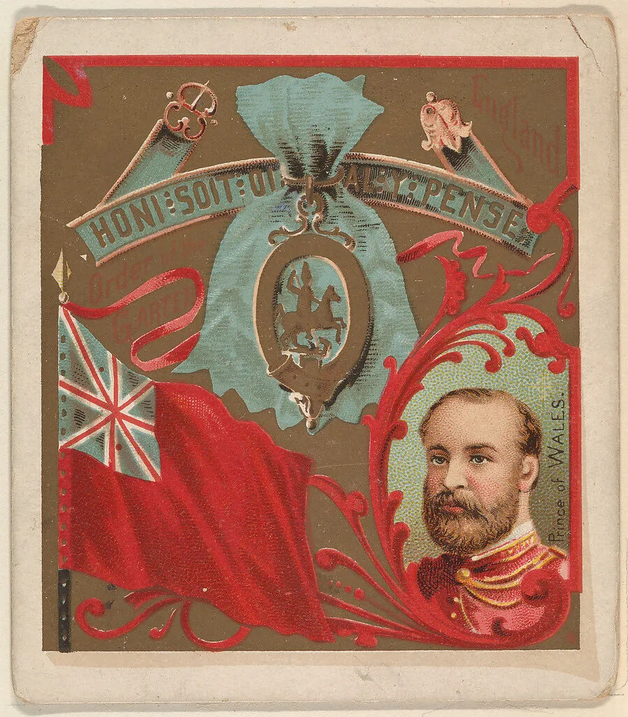 England, from the International Cards series (N238), issued by Kinney Bros. — Kinney Brothers Tobacco Company