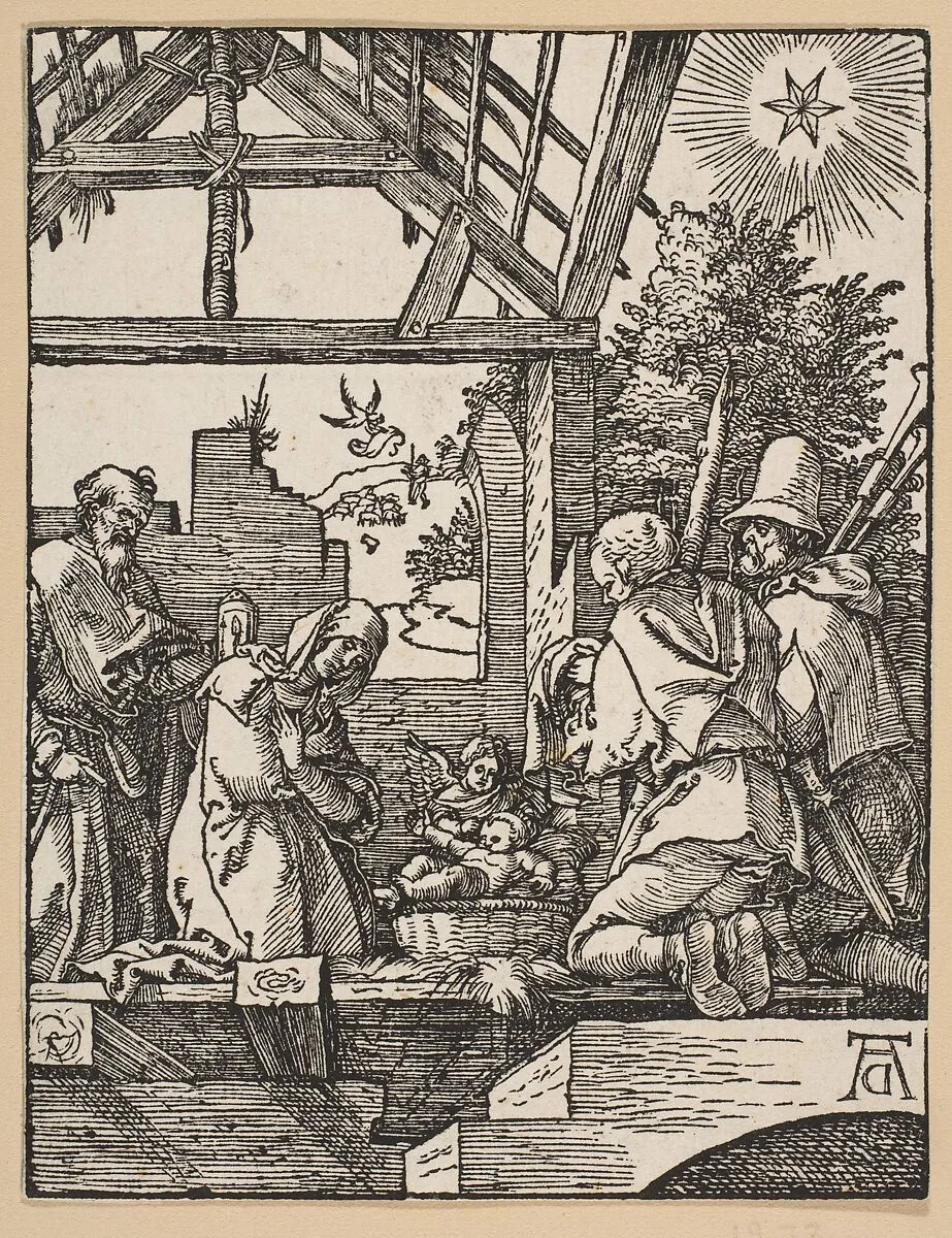 The Nativity, from "The Little Passion" — Albrecht Dürer