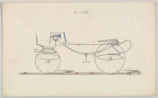Design for Vis-à-vis/ Caleche, no. 582