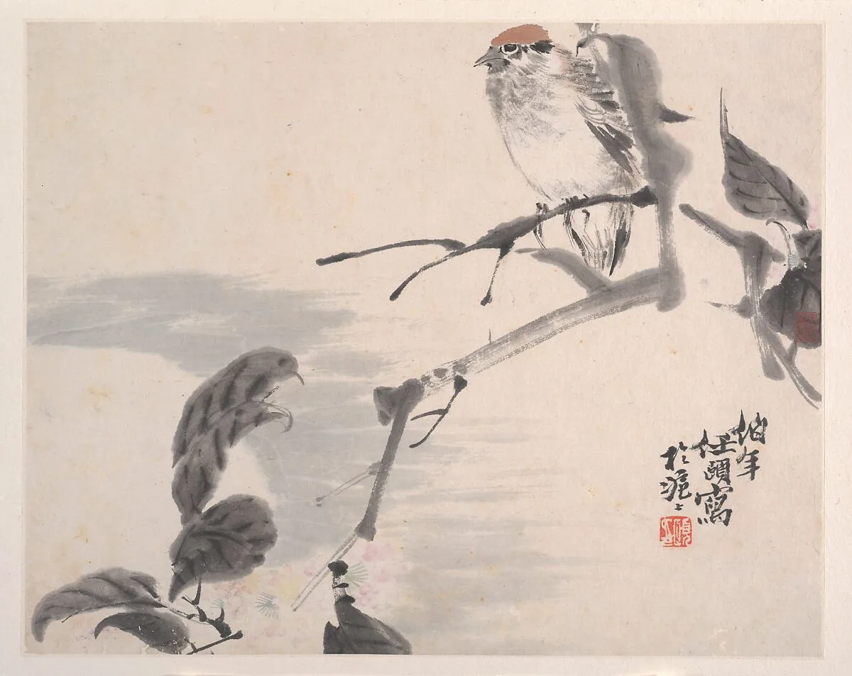 清 任頤 動物花鳥 冊頁八開|Animals, Flowers and Birds — Ren Yi (Ren Bonian)