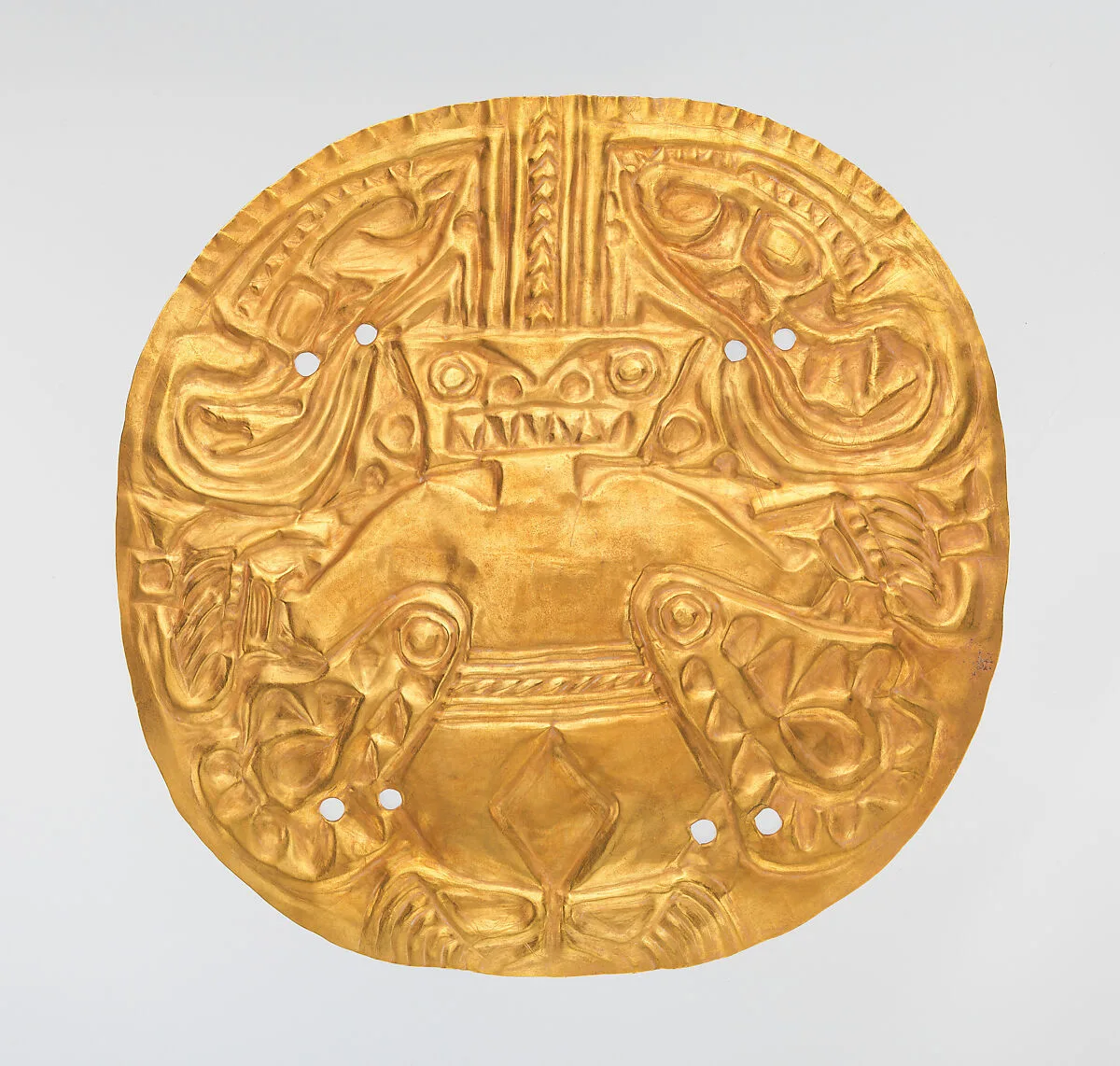 Plaque with Masked Figure — Unknown