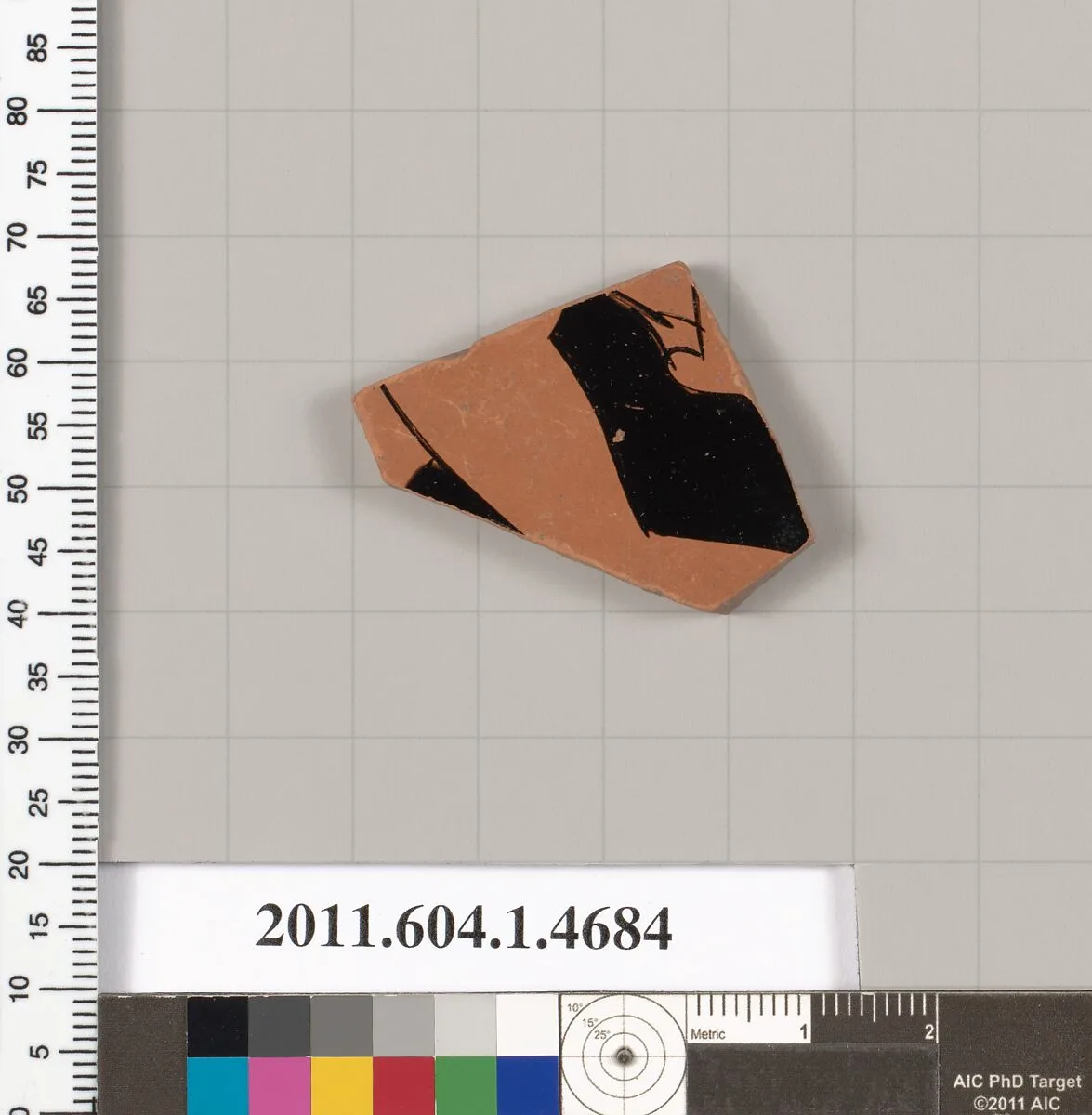 Terracotta fragment of a kylix (drinking cup) — Unknown