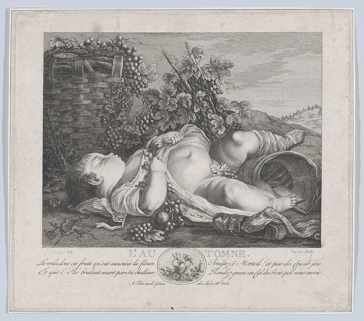 Autumn — Etienne Claude Voysard|Jean Jacques Bachelier
