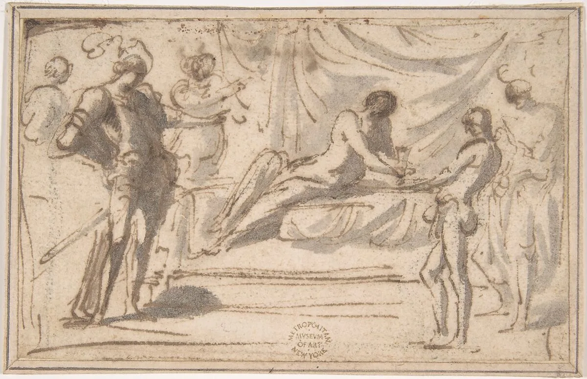 Page Presenting Wine — Anonymous, Italian, 16th century