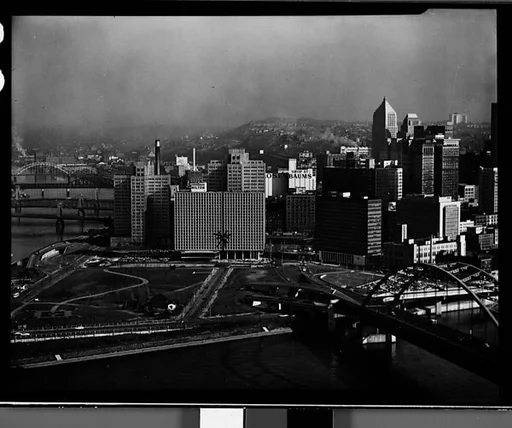 [Skyline, Pittsburgh, Pennsylvania for Vogue Article "Futurity stake: Pittsburgh"]