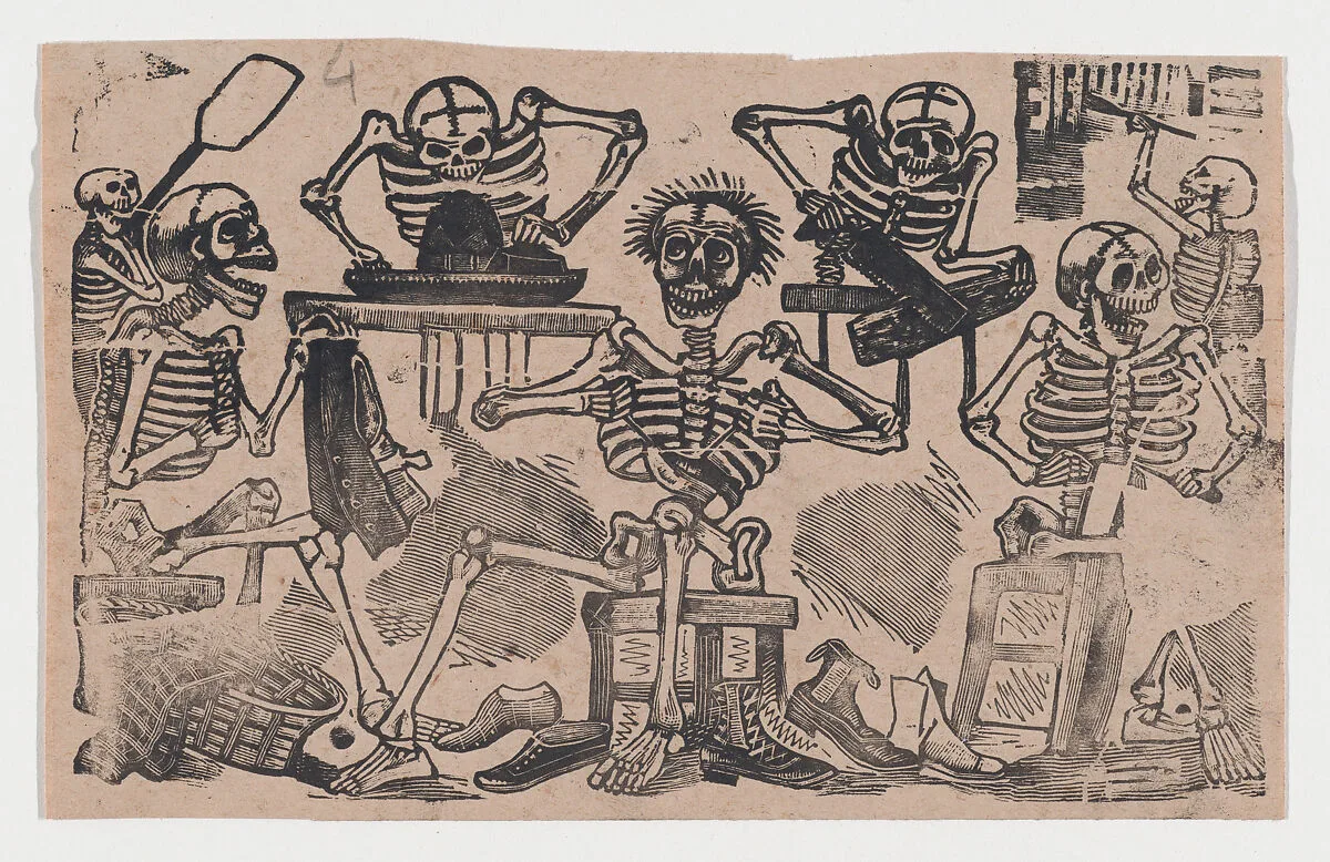 Artisan skeletons — José Guadalupe Posada