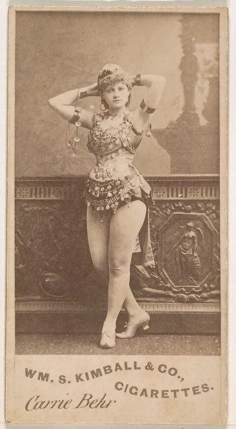 Carrie Behr, from the Actresses series (N203) issued by Wm. S. Kimball & Co. — William S. Kimball & Company