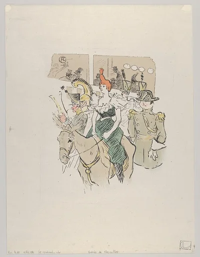 Entrée de Cha-u-Kao, from Le Rire, No. 67, 15 February 1896