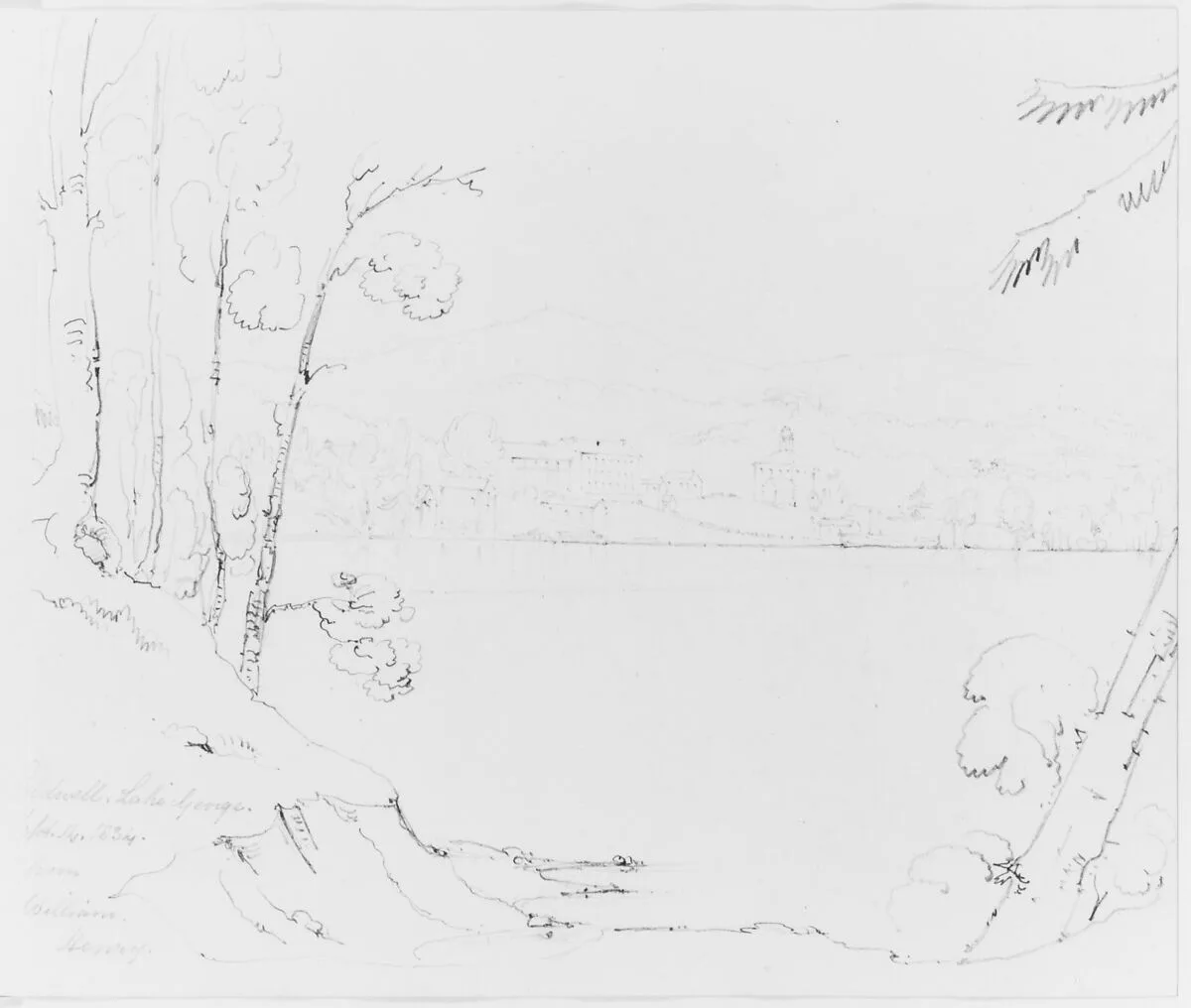 View of Caldwell (from Sketchbook) — John William Casilear